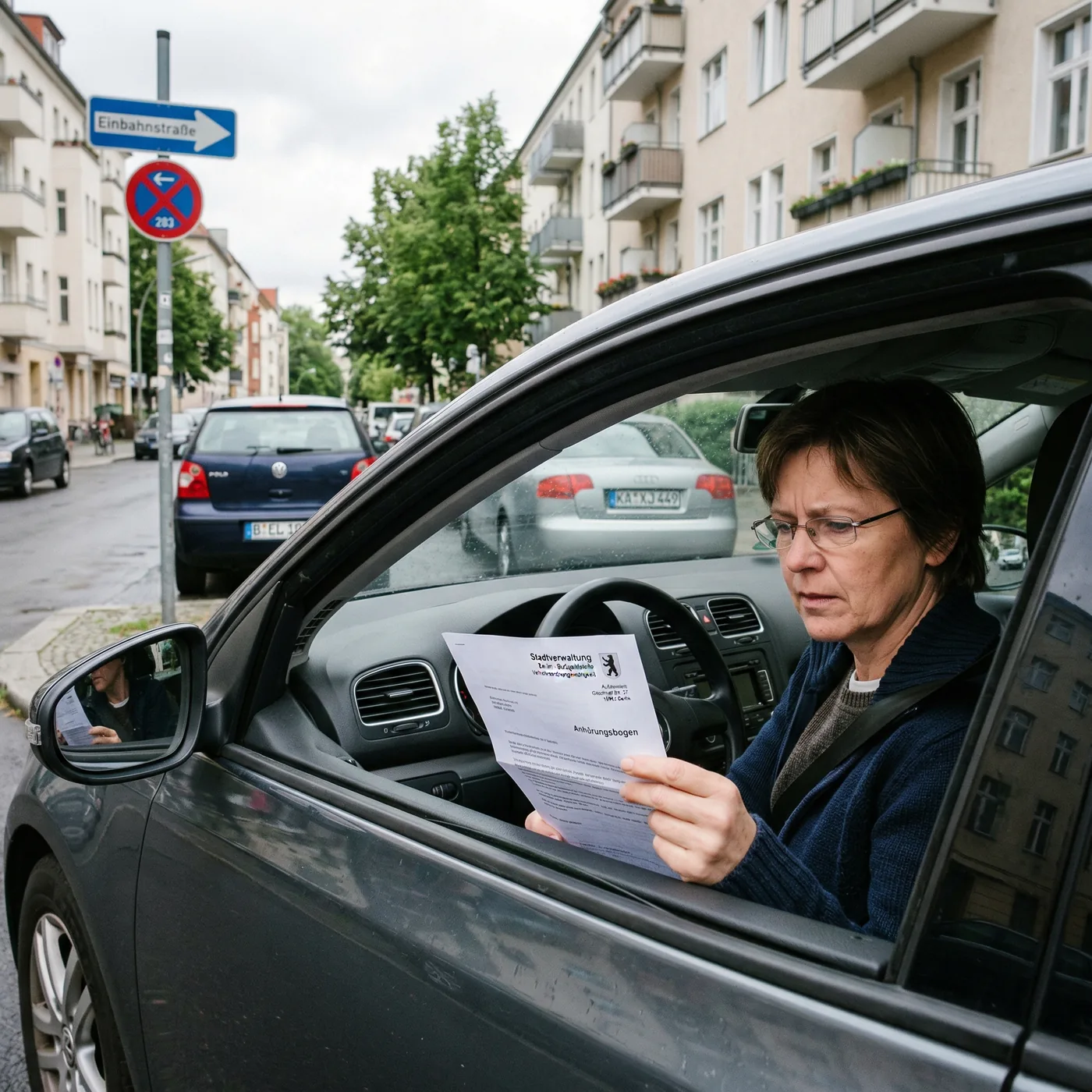 Anhörungsbogen und Fahrerbenennung